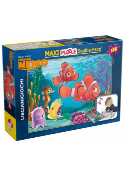 Puzzle dwustronne maxi Gdzie jest Nemo 108