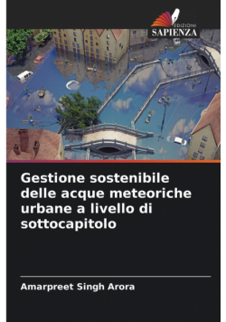 Gestione sostenibile delle acque meteoriche urbane a livello di sottocapitolo