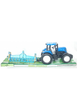 Traktor z broną 37 cm