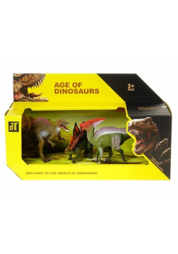 Zestaw trzech dinozaurów 31x18,5cm