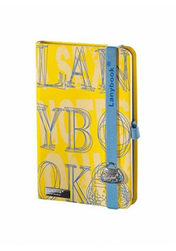 Notes A6 Lanybook 4 sexy notes only w kratkę żółty