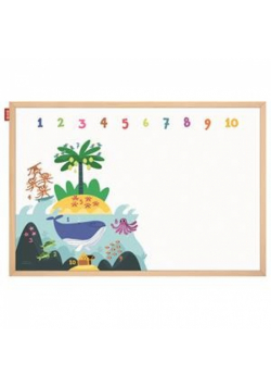 Tablica edukacyjna MEMOBE Numbers adventure!  60x40 cm