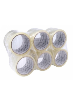 Taśma pakowa transparentna 72mm x 60y (6szt)
