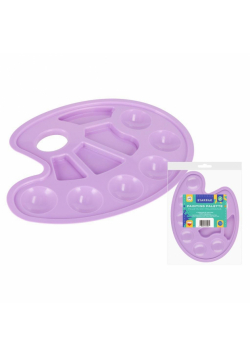 Plastikowa paleta do farb pastel fiolet