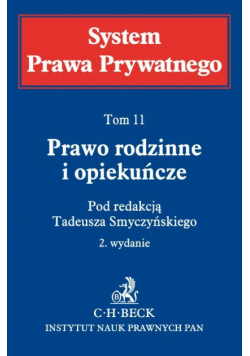 Prawo rodzinne i opiekuńcze t.11