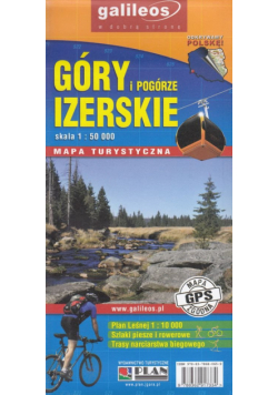 Góry i Pogórze Izerskie mapa 1:50 000 Plan