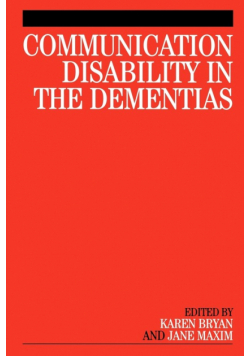 Communication Disability in the Dementia
