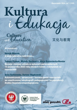 Kultura i edukacja Nr 1 / 2024