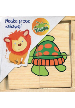 Układanka drewniana Zwierzęta morskie Playme