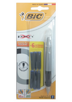 Pióro wieczne X Pen Classic srebrne + 6 nabojów