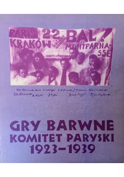 Gry barwne Komitet Paryski 1923 - 1939