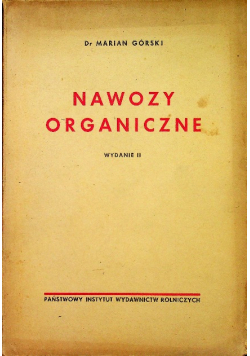 Nawozy organiczne 1949 r.