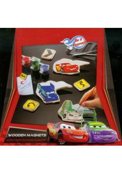 Cars Drewniane magnesy