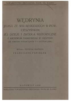 Wędrynia jedna ze wsi beskidzkich w pow. cieszynskim, 1938r.