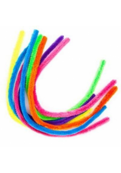Druciki kreatywne neon 50cm 8szt