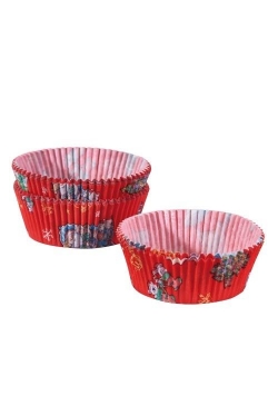 Papilotki do muffinek Mikołaje