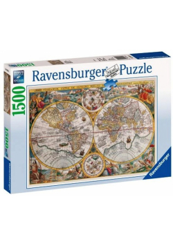 Puzzle 1500 Historyczna mapa 1594