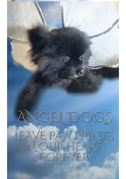 Angel Dog in heaven Writing drawing Journal