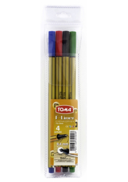 Cienkopis F-liner 0,4 mm 4 kolory