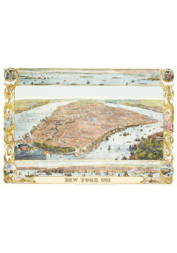 Puzzle Piatnik Mapa Nowego Jorku 1000