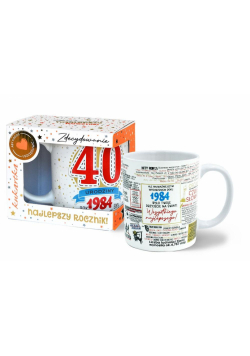 Kubek Premium Q Urodziny 40 (roczniki)