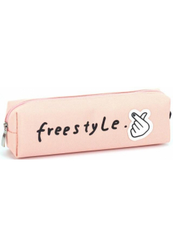 Piórnik tuba mała Freestyle róż