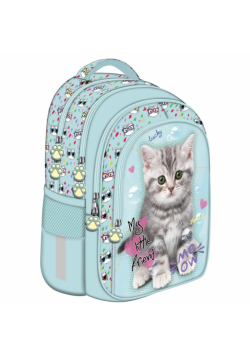 Plecak 4-komorowy My Little Friend Mint Kitty