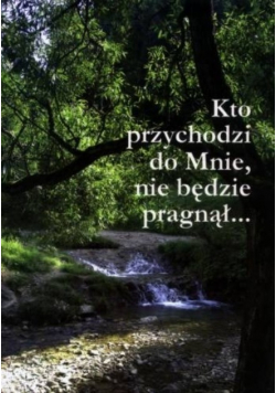 Kto przychodzi do Mnie nie będzie pragnął