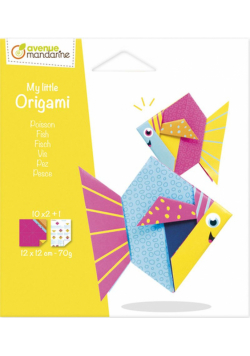 Papier origami 12x12 cm Ryba 20 arkuszy