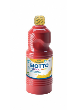 Farba Giotto School Paint Scarlet Red 1 L