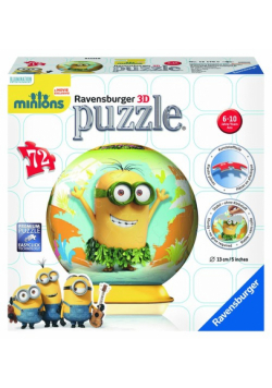 Puzzle 3D kuliste Minionki 72