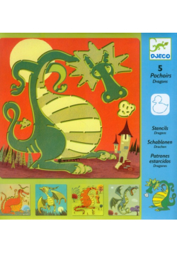 Szablon do odrysowanaia Smok