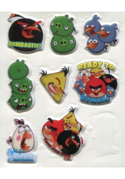 Nalepki Puffy Angry Birds