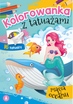 Kolorowanka z tatuażami Magia oceanu