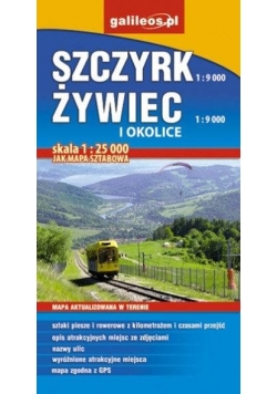 Mapa sztabowa - Szczyrk, Żywiec i okolice 1:25 000