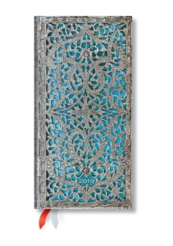 Kalendarz książkowy slim 2019 12M Maya Blue