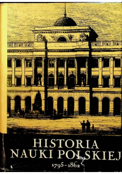 Historia nauki polskiej 1795 do 1862