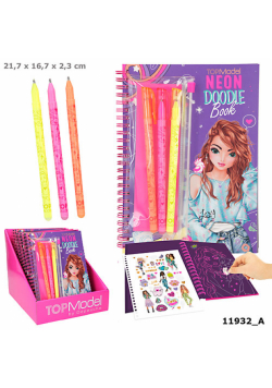 Zestaw Neon Doodle Top Model z neonowymi żelpenami
