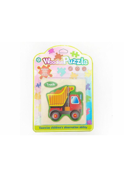 Puzzle drewniane z angielskimi nazwami mix