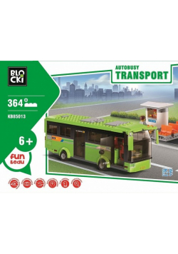 Klocki Blocki Transport Autobus i kiosk 364 elementy