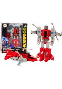 Robot-Helikopter 2w1 transformacja X-Warrior czerw