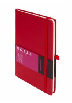 Notes Memofix A5 kratka czerwony