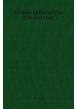 Chinese Philosophy in Classical Time
