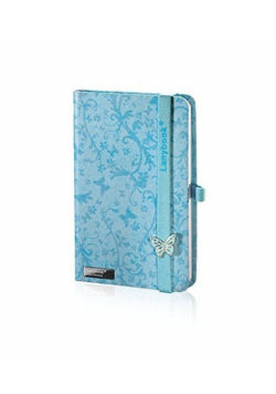 Notes A6 Lanybook Butterfly Spirit w kratkę niebieski