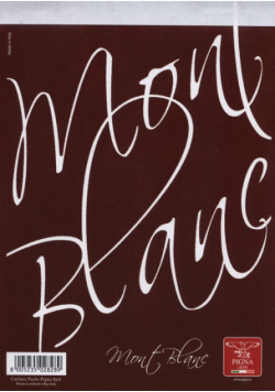 Notes A5 Mont Blanc gładki 70 kartek