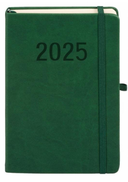 Kalendarz 2025 A5 Memofix DNS zielony