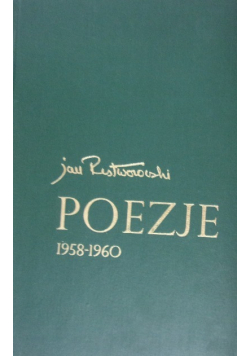Rostowski Poezje 1958  - 1960