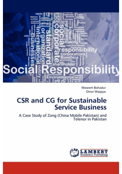CSR and CG for Sustainable Service Business