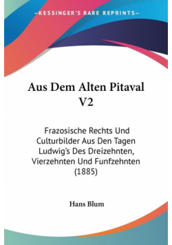 Aus Dem Alten Pitaval V2