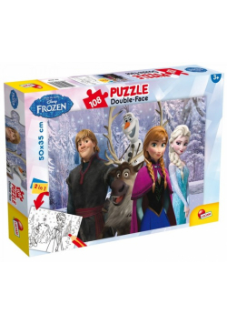 Puzzle dwustronne Kraina Lodu 108